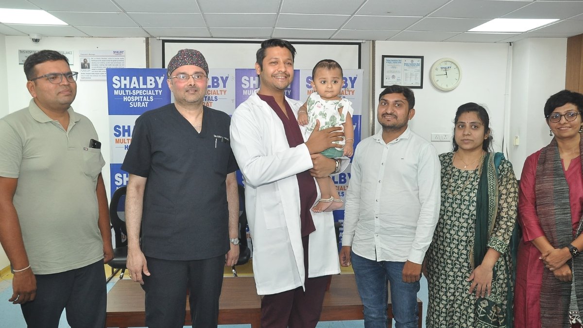 Pediatric skull surgery at Shalby, Surat