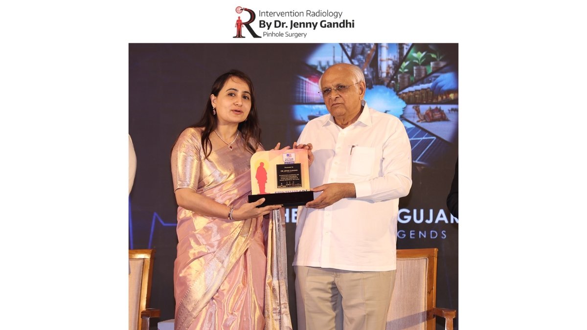 Dr. Jenny M. Gandhi honored by Gujarat CM